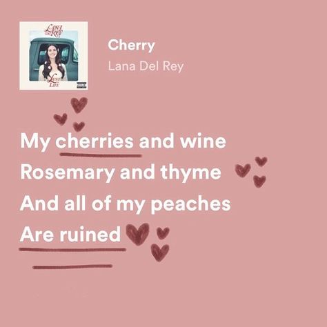 Spotify Aesthetic, Rosemary And Thyme, Lana Del Rey Lyrics, Song Lyric Quotes, Lust For Life, Music Mood, Music Aesthetic, Just Lyrics, Pretty Lyrics