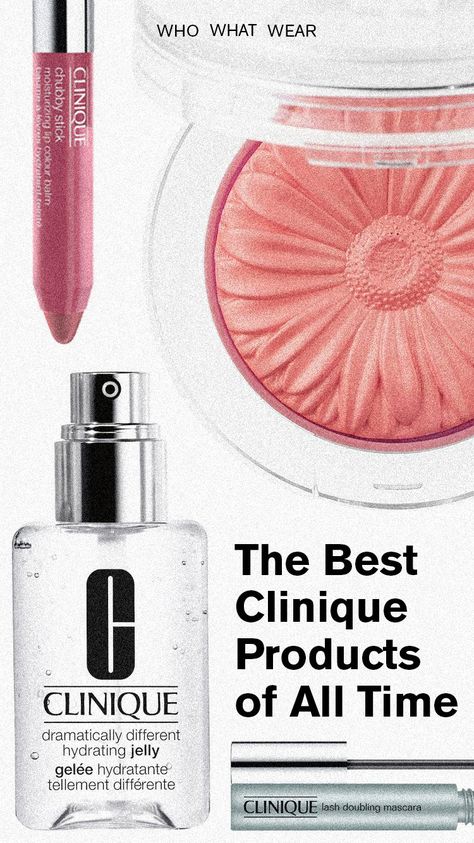 Beauty editors swear by all of the products from this classic brand. Best Clinique Products, Clinique Products, Clinique Eyeshadow, Makeup Counter, Clinique Skincare, Holy Grail Products, Urban Decay Eyeshadow, Her Makeup, Clinique Makeup