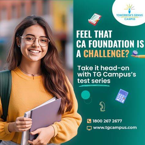 CA Foundation Online Course Ca Foundation, Self Study, Education Poster Design, Iit Jee, Flyers Design, Medical Studies, Past Papers, Study Course, Best Ads