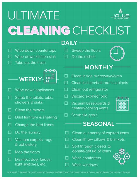 Ultimate Cleaning Checklist, Speed Cleaning Checklist, Household Cleaning Schedule, Daily Cleaning Checklist, Expired Food, Clean House Schedule, House Cleaning Checklist, Cleaning Guide, Speed Cleaning