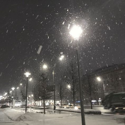 Snow At Night, Snow Night, Snowy Night, I Love Winter, Dark Winter, Winter Wallpaper, Christmas Icons, Winter Scenery, Snowy Day