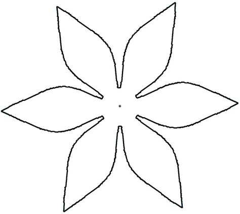 Make A Steel Garden Flower                                                                                                                                                                                 More Petal Flower Template, Metal Flowers Garden, 5 Petal Flower, Flower Petal Template, Paper Rose Template, Flower Templates Printable, Template Free Printable, Hawaiian Leaf, Paper Flower Patterns