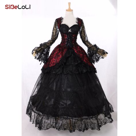 Masquerade Gown, Dark Royalty, Gothic Victorian Dresses, Vampire Dress, Victorian Halloween, Vampire Clothes, Dr Wardrobe, Gothic Victorian, Gothic Clothing