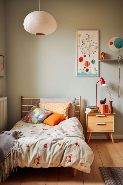 Kids Green Bedroom, Small Kids Bedroom Ideas, Green Kids Room, Children Bedroom Furniture, Sisters Room, Modern Kids Room Design, Kids Bedroom Makeover, Small Kids Bedroom, Calming Room