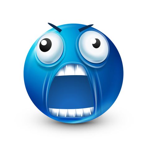 Wide-Mouth Smiley Emoji Meme Funny, Blue Emoticon, Blue Emojis, Emoji Man, Rage Faces, Emoticons Emojis, Blue Emoji, Funny Emoji Faces, Funny Emoticons