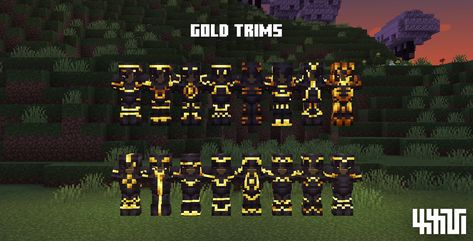 Silence Armor Trim Minecraft, Armor Trims Minecraft Combos, Minecraft Armour Trims Designs, Minecraft Dragon House, Armor Trims Minecraft Ideas, Minecraft Armor Trim Designs, Dragon Banner Minecraft, Minecraft Armor Trims, Minecraft Gold