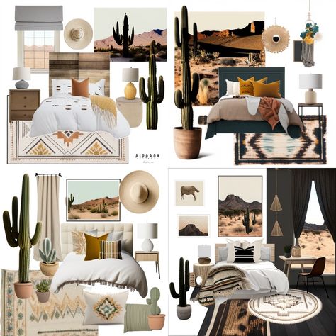 21 Ideas For Creating A Sand-Sational Desert-Themed Room - hausvibe Desert Bedroom Theme, Desert Oasis Aesthetic Home, Desert Farmhouse Decor, Desert Vibes Bedroom, Desert Theme Decor, Southwest Theme Bedroom, Desert Design Interior, Desert Theme Room, Desert Themed Bedroom