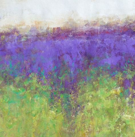 Painting Lavender, Oil Painting Lessons, Oil Painting Background, Purple Day, Modern Impressionism, Oil Painting Texture, Intuitive Art, Abstract Landscapes, Abstract Art Landscape