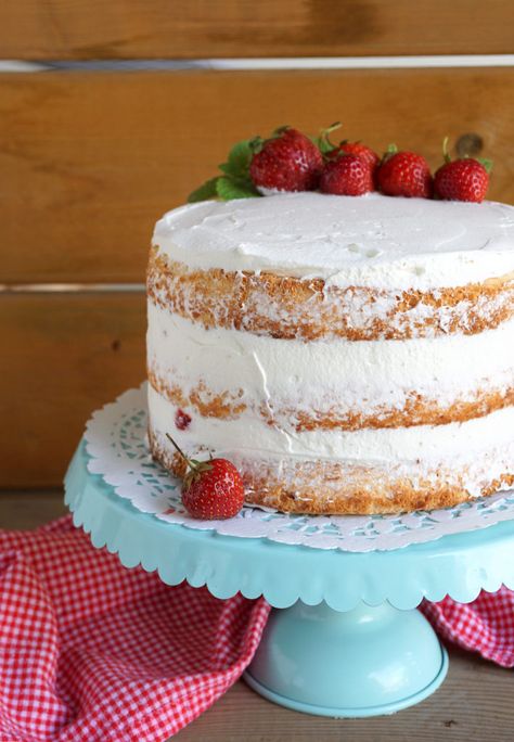 Angel Food Cake Decorating, Angel Food Cake Birthday, Angel Food Cake Wedding Cakes, Angel Food Cake Birthday Cake, Angel Food Cake Decorating Ideas, Angel Food Birthday Cake Ideas, Decorating Angel Food Cake, Angel Food Cake For Birthday, Angel Food Wedding Cake