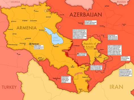 Azerbaijan Map, Armenian Clothing, Interesting Maps, Amazing Maps, Armenia Azerbaijan, Declaration Of Independence, Azerbaijan, Armenia, The Republic