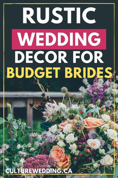 9 Elegant Rustic Outdoor Wedding Decoration ideas on a Budget Industrial Wedding Decor, Rustic Wedding Decor Diy, Diy Paper Flowers, Rustic Wedding Decorations, Rustic Elegant Wedding, Wedding Decoration Ideas, Wedding Decorations On A Budget, Rustic Outdoor Wedding, Wooden Wedding Signs