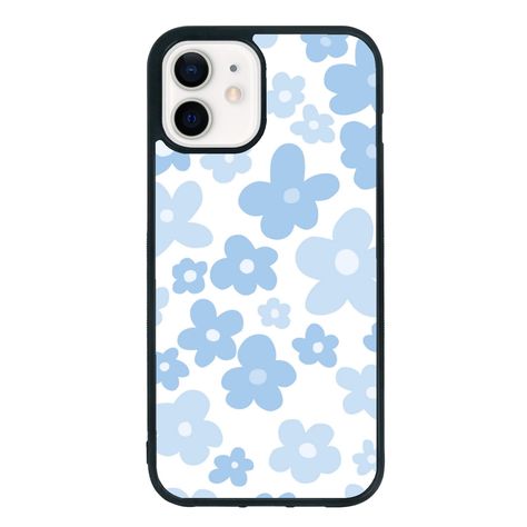 PRICES MAY VARY. COMPATIBLE & USER-FRIENDLY: Perfect fit for iPhone 12 case (6.1 inch). Easy access to all buttons and ports with raised bezel detail. Seamlessly compatible with magnetic car mounts and phone ring holders. The TPU and AL(thermoplastic polyurethane and aluminium) materials ensure the blue flower print phone case is flexible, making it easy to attach and remove from your smartphone HIGHLY PROTECTIVE: Shock Absorbing. TPU and AL hybrid materials in this protective flower phone case Blue Preppy Phone Case, Blue Flower Phone Case, Wallflower Phone Cases, Iphone 10 Cases, Phone Cases 11, Light Blue Phone Case, Phone Cases Preppy, Iphone 12 Phone Cases, Phone Cases Blue