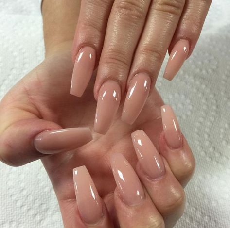 Classy Acrylic Nails, Shiny Nails, Neutral Nails, Coffin Nails Designs, Classy Nails, Pretty Acrylic Nails, Dope Nails, Best Acrylic Nails, Long Acrylic Nails