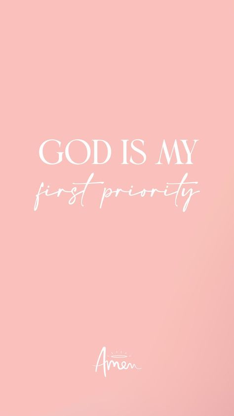 When you put God first, you give yourself a voice. #christianwallpaperaesthetic #iphonewallpaper #jesuslove Becoming Closer To God, God First Aesthetic, God First Wallpaper Aesthetic, Closer To God Aesthetic, Put God First Wallpaper, Put God First Quotes, God First Wallpaper, God Is Good Pink Wallpaper, Pink God Wallpapers