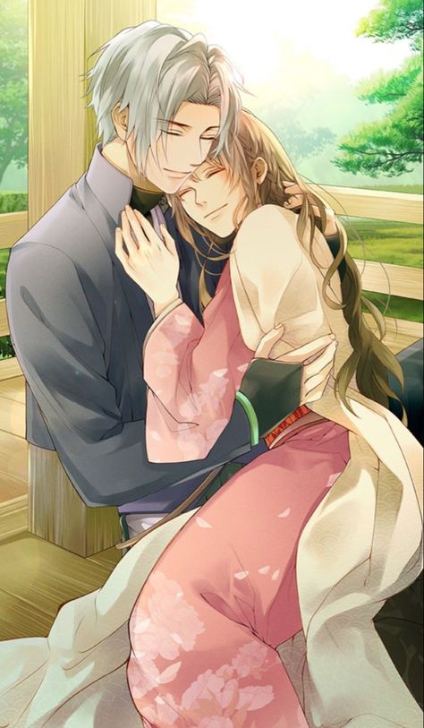 Kanetsugu Naoe Ikemen Sengoku, Ikémen Sengoku, Ikemen Sengoku, Anime Love Story, Get Angry, Otome Games, Couple Illustration, Shall We Date, Anime Couple