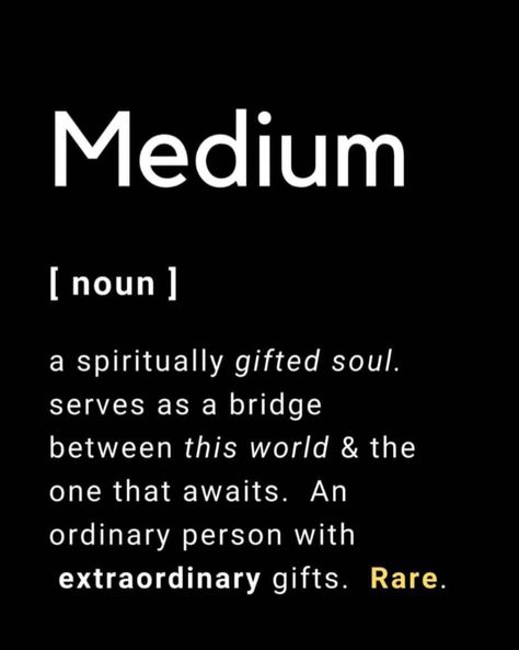 Medium: A spiritually gifted individual who has the ability to serve the spirit and earthly realm to communicate with the higher frequencies in order to help mankind Spirit Medium Aesthetic, Spirits Aesthetic, Spirit Aesthetic, Bandidos Motorcycle Club, Spirit Medium, Spirit Realm, Chaos Magic, Motorcycle Club, Goddess Energy