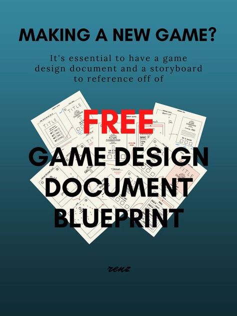 Board Game Design Templates, How To Make A Video Game, Board Game Design Ideas, Videogame Ideas, Game Design Document Template, Game Design Concept, Game Design Document, Make A Video Game, Mmorpg Games