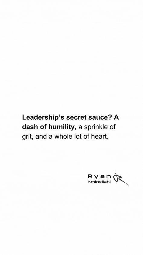 What really makes a leader stand out? . The essence of impactful leadership lies not in commanding authority, but in blending humility with perseverance and deep compassion. Leaders who embody these qualities inspire trust and respect, driving their teams forward through challenges with empathy and resilience. This blend of traits is what truly distinguishes a leader who can motivate and uplift others. . #RyanAminollahi #AIVentures #AITechTrends #Entrepreneurship #LeadersInAI Resilient Leadership, Blending, Leadership, Essence