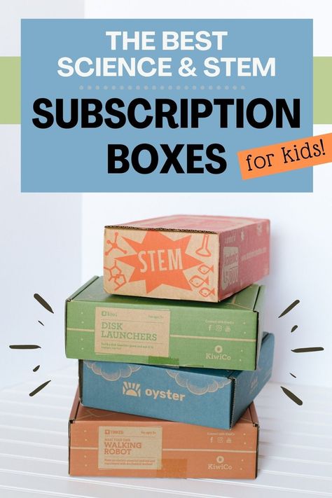 Kids Subscription Boxes, Homeschool Goals, Stem Boxes, Dancer Gifts, Subscriptions For Kids, Keeping Kids Busy, Subscription Boxes For Kids, Chemistry Experiments, Stem Kits