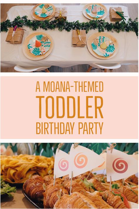 A tropical toddler 2nd birthday - inspired by Disney’s Moana! Moana Brunch Birthday Party, Two Year Old Moana Birthday Party, Moana Inspired Birthday Party, Moana Fruit Platter, Toddler Luau Birthday, Hei Hei Birthday Party, Hawian Themed Food, Moana Luau Birthday Party, Moana Themed 2nd Birthday Party