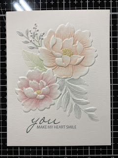 Embossed Sympathy Cards, 3d Embossing Folders Cards, Inking Embossing Folders, Altenew Embossing Folders, Coloring Stamped Images, 3d Embossed Cards, Dry Embossed Cards, Cards Made With Embossing Folders, Stampin Up Layered Florals 3d Embossing Folder