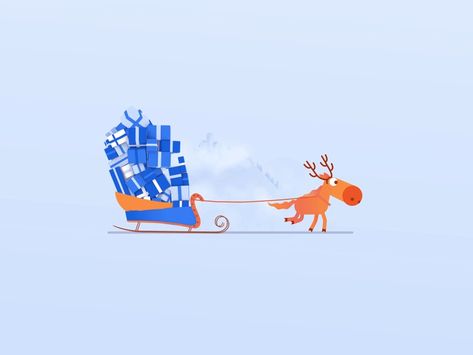 Christmas is coming by Hunan Christmas Motion Graphics, Motion Graphics Ideas, Loop Illustration, Christmas Animated Gif, Team Illustration, Christmas Tree Gif, Xmas Gif, Christmas Animated, Christmas Animation