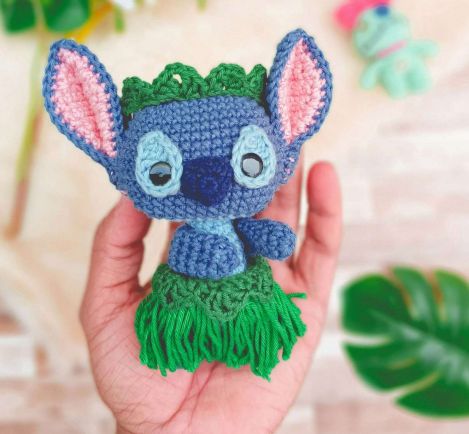 Disney Stitch Crochet Pattern Free, Disney Stitch Crochet Pattern, Stitch Amigurumi Free Pattern, Stitch Crochet Pattern Free, Disney Haken, Amigurumi Car, Stitch Amigurumi, Crochet Cartoon, Stitch Crochet Pattern