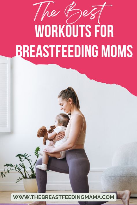 Discover the perfect exercises that fit seamlessly into your breastfeeding journey, because taking care of both your baby and yourself is a beautiful balancing act. Get ready to embrace a healthier, happier you as this article addresses the best exercises while breastfeeding plus a couple of workout plans to try! Breastfeeding Workout Plan, Postpartum Workout Breastfeeding, Postpartum Exercises, Postpartum Workout Plan, Ways To Stay Active, Postpartum Exercise, Breastfeeding Mom, Best Workouts, Mom Activities