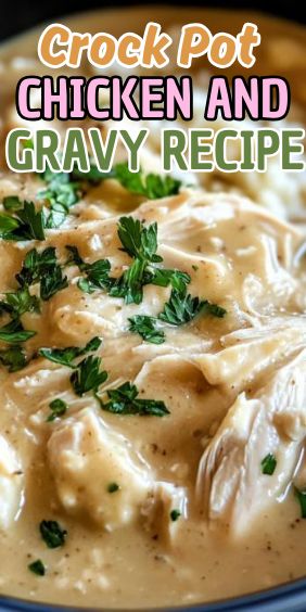 Easy Crock Pot Chicken and Gravy