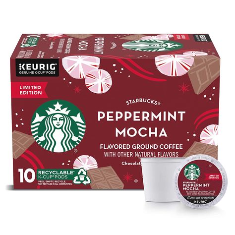 Mocha Drink Recipe, Peppermint Mocha Cupcakes, Peppermint Mocha Cookies, Peppermint Mocha Frappuccino, Coffee Calories, Peppermint Mocha Recipe, Starbucks Flavors, Mocha Drink, Starbucks Peppermint Mocha