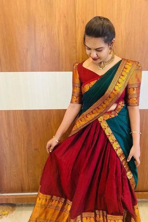 half saree,half saree designs,pattu half saree designs,langa voni,langa voni designs,half sarees,pattu half sarees,half saree for girls,pattu half saree design,designer half sarees,half saree function,pattu half saree,latest half saree designs 2021,pattu langa voni,half saree design,latest half saree designs,pattu langa voni design,latest half saree designs 2020,latest pattu half saree designs,half saree blouse designs,kanchi pattu half sarees Blouse Designs For Pattu Lehenga, Half Saree Blouse Designs Latest, Green Pattu Blouse Designs For Saree, Pattu Lehanga Designs Latest Traditional, Blouse Back Neck Designs For Half Saree, Blue Half Saree Designs, Dark Green Pattu Saree Wedding, Langa Voni Blouse Designs Latest, Langa Voni Designs Half Saree