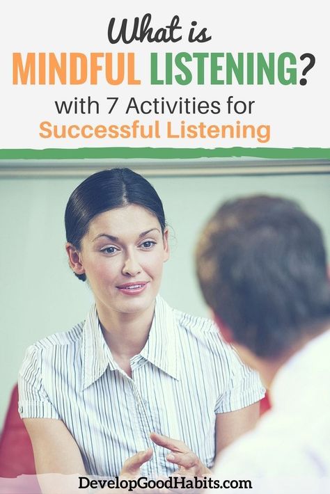 What Is Mindful Listening? (and Seven Activities for Successful Listening) - Discover how to have better conversations and resolve conflict through mindful listening. #mindfulness #mindful #conflict #arguing #relationships #dating #communication #mindfullistening #connection #lifelessons #adulting Mindful Listening, Better Conversations, Mindful Communication, Resolve Conflict, Listening Activities, What Is Mindfulness, Mindfulness Techniques, Attract Men, Mindfulness Exercises