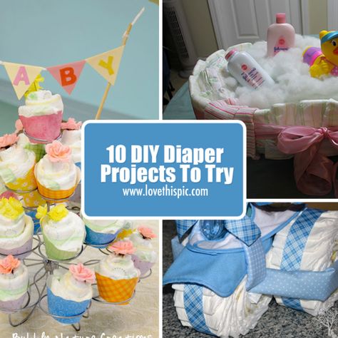 10 DIY Diaper Projects To Try diy do it yourself diy projects diy diaper ideas creative diaper tutorials Diaper Display Ideas, Diaper Decorating Ideas, Diy Summer Decor, Diaper Wreath, Summer Decorations, Diy Summer, Baby Shower Diapers, Diaper Cakes, Summer Diy