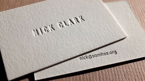 Hoban Cards Logos Calling Card Design, Embossed Business Cards, Letterpress Business Cards, Graphic Design Business Card, Relief Printing, Letterpress Cards, Glossy Print, Business Stationery, Printing Business Cards