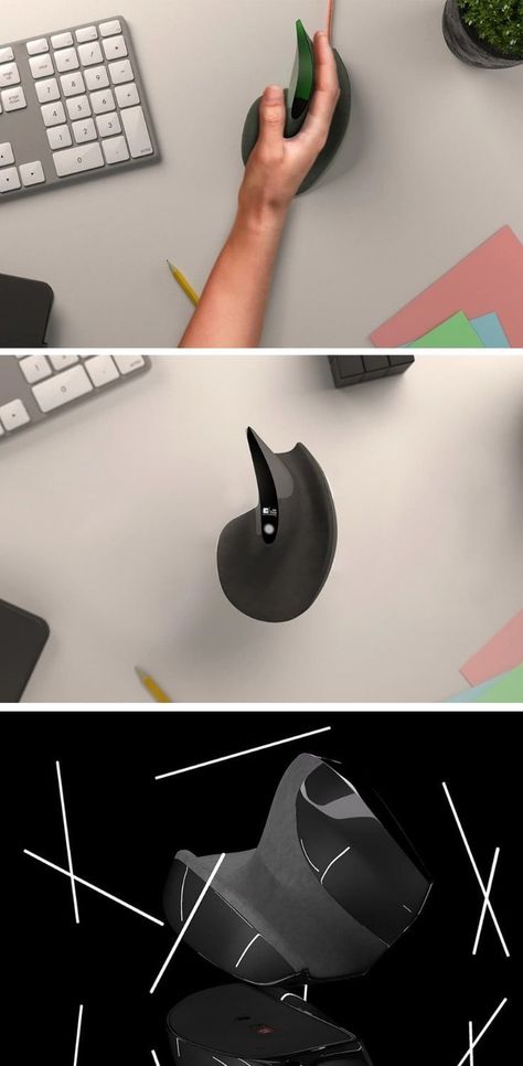 Ergonomic Mouse Design, Mouse Designs Product, Hand Ergonomics, Mouse Product Design, Form Concept, Computer Mouse Design, Ergonomic Products, Ergonomic Design, Mouse Wrist Rest