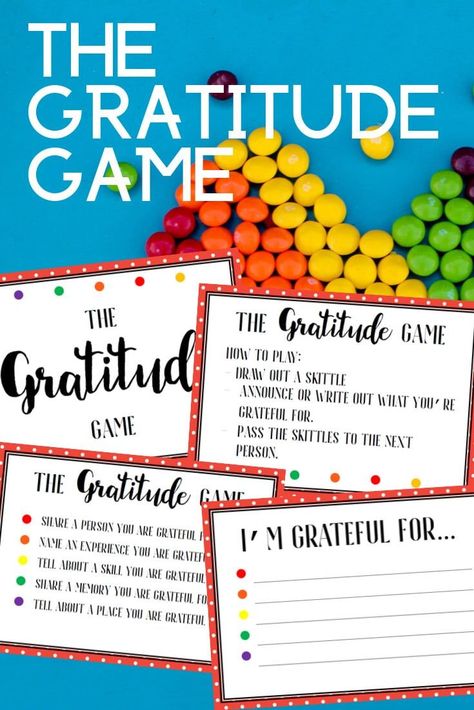 A free printable gratitude game for kids or for around the Thanksgiving table! One of the most fun Thanksgiving activities for families! Gratitude Pictures, Gratitude Scripture, Thanksgiving Gratitude Activities, Thanksgiving Posts, Missing Family Quotes, Gratitude Game, Thanksgiving Diner, Gratitude Ideas, Gratitude Art