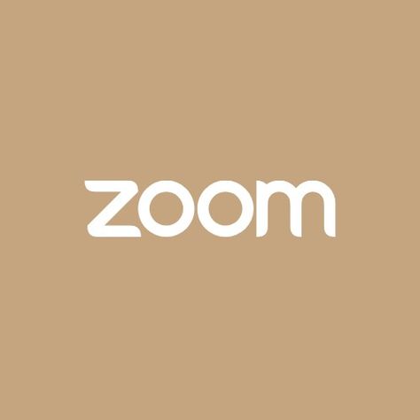 Zoom Icon Aesthetic, Zoom Icon, App Logos, Aesthetic App Icons, Phone Aesthetic, Iphone Design, Brown Aesthetic, Iphone App, Phone Themes