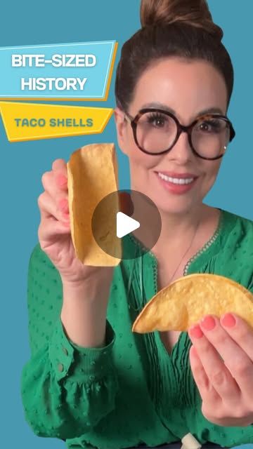 Amazing America TV on Instagram: "🌮 Happy National Taco Day! 🌮 These homemade taco shells are super easy to make with just 2 ingredients: corn tortillas and oil. Check out my easy recipe, and let me know if you’re going to make it and follow for more easy recipes and Bite-Sized Food History!😋   ✨Directions✨  Preheat oven to 350°F (175°C).  Brush a small amount of oil on each corn tortilla.  Microwave tortillas for 30 seconds until soft and steaming.  Use tongs to hang tortillas on a rack in the preheated oven.  Bake for 4-5 minutes until golden brown.  Let shells cool completely before filling with your favorite toppings.  Enjoy your homemade tacos!   #NationalTacoDay #TacoTuesday #EasyRecipe #DIY #HomemadeTacoShells #FoodHistory #amazingamerica #hispanicheritagemonth #latinoamerica" What To Make With Soft Taco Shells, Taco Shells Homemade, Homemade Taco Shells, Taco Shell Recipe, National Taco Day, Soft Taco Shells, Taco Day, Taco Shell, Tortilla Shells