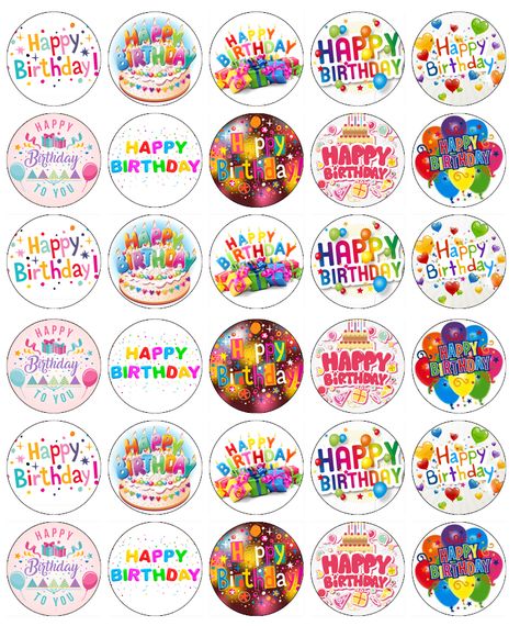 Scripture Cookies, Birthday Gift Tags Printable, Paper Fairy, One Piece Birthdays, Cupcake Toppers Free, Diy Cake Topper Birthday, Edible Wafer Paper, Cat Template, Gift Tags Birthday