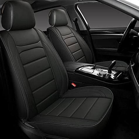 Sanwom Leather Car Seat Covers Full Set, Universal Automotive Vehicle Seat Cover, Waterproof Vehicle Seat Covers for Most Sedan SUV Pick-up Truck, Black Check more at https://14fit.com/sanwom-leather-car-seat-covers-full-set-universal-automotive-vehicle-seat-cover-waterproof-vehicle-seat-covers-for-most-sedan-suv-pick-up-truck-black Seat Covers For The Car Black, Black Seat Covers Cars, Car Seat Covers Full Set, Black Seat Covers, Car Interior Upholstery, Custom Seat Covers, Inside Car, Car Sit, Mini Truck