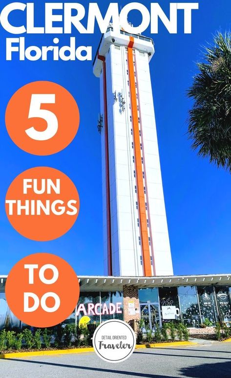 Discover 5 fun things to do in Clermont, Florida, a fantastic central Florida city perfect for family fun. Clermont Florida, Old Libraries, Detail Oriented, Florida City, Clearwater Florida, Family Travel Destinations, Old Florida, Sarasota Florida, Naples Florida