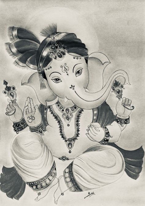 Lord Ganesha Drawing Pencil, Ganapathi Drawing, Ganpati Drawing Sketch, Lord Ganesha Drawing, Bal Ganesh, Ganesha Sketch, Ganesha Drawing, Pencil Drawing Images, Ganesh Art Paintings