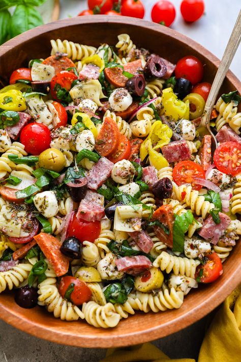 Easy Italian Antipasto Pasta Salad - Kalefornia Kravings Pick Nick Food, Kalefornia Kravings, Antipasto Pasta Salad, Antipasto Pasta, Pick Nick, Antipasto Pasta Salads, Italian Antipasto, Antipasto Salad, Easy Pasta Salad Recipe