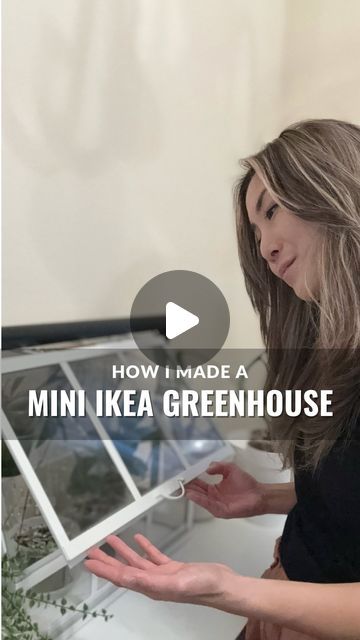 Michelle A. on Instagram: "Follow along to see the exciting update to come on this 🫰

Comment “GREENHOUSEDM” (one word) and I’ll share everything I used to convert this $22 decorative box into a functioning greenhouse. It’s also all Iinked on my 📄. 

The original video got muted 🫠, so I’m reposting this Mini IKEA Greenhouse, which is an easy, beginner-level DIY project and it’s so perfect for quarantining new plants, housing propagations, and growing small plants in higher humidity. The price point is also super affordable!

I also converted a $40 IKEA Baggebo cabinet into a greenhouse, which is another more affordable greenhouse project. This is up on my Y0utúbe. 

If you are still struggling with humidity, you can add a tray with some LECA and water. More plants will also naturally in Ikea Planter Hack, Greenhouse Ikea Cabinet, Ikea Akerbar Greenhouse, Baggebo Greenhouse, Mini Serre Diy, Akerbar Greenhouse, Ikea Greenhouse Hack, Fabrikor Greenhouse, Baggebo Hack Ikea