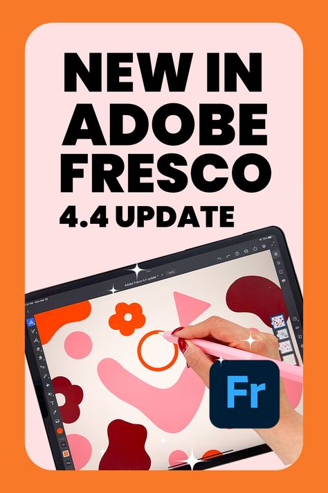 Adobe Fresco just launched the new 4.4 update! Check out some of the new features and improvements! Adobe Fresco, Adobe Creative Cloud, Adobe Creative, Whats New, Product Launch, Fresco