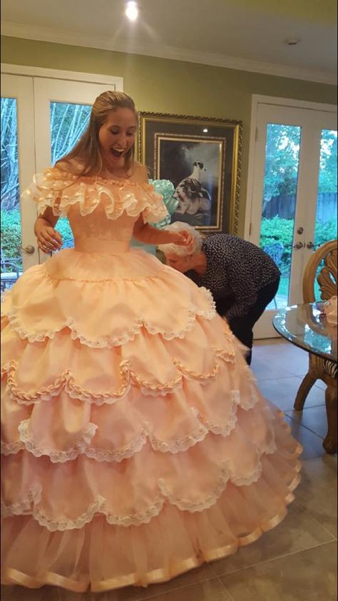 Princess Quinceanera Dresses, Southern Belle Dress, Belle Dresses, Poofy Dress, Big Dresses, Frilly Dresses, Girly Dresses, Maid Dress, Quince Dresses