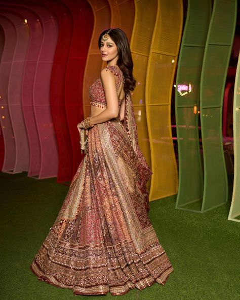 ananyapandey wearing an exquisite lehenga by @taruntahiliani ❤️💫 Kashida the heritage embroidery of Kashmir showcasing beautiful fine… | Instagram Ananya Pandey Lehenga, Indian Engagement Outfit, White Engagement Dresses, डिजाइनर कपड़े, Ananya Pandey, Simple Lehenga, Ananya Panday, Lehenga Designs Simple, Bridal Lehenga Collection