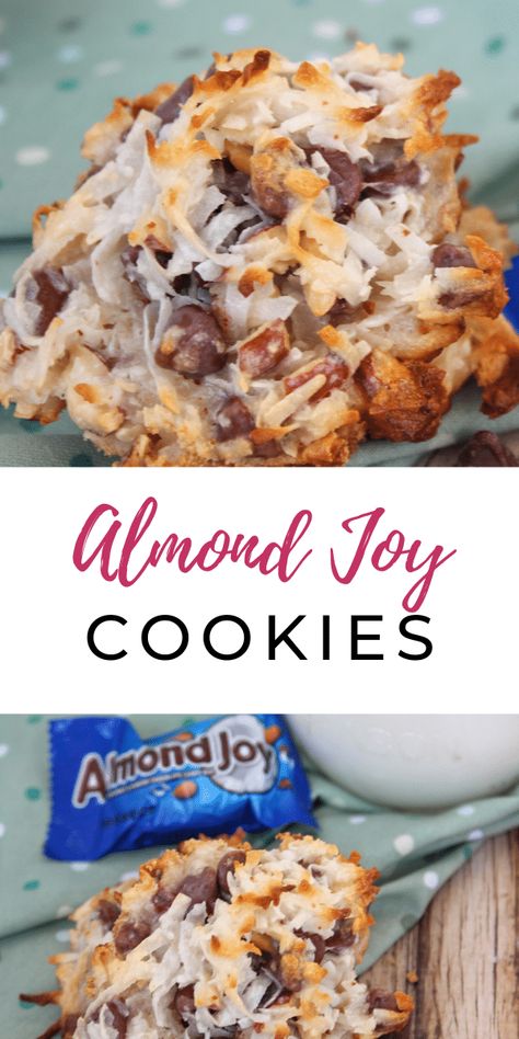 Coconut Sweetened Condensed Milk, Salted Almonds, Condensed Milk Cookies, Almond Macaroons, Joy Cookies, Coconut Cookies Recipes, Milk Chocolate Chip Cookies, Sweet Condensed Milk, Danish Butter Cookies