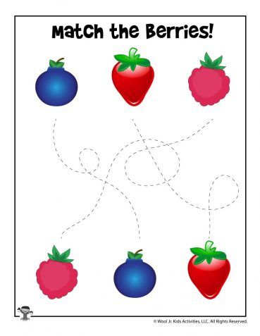 Berry Picking Activity Pages for Kids | Woo! Jr. Kids Activities : Children's Publishing Berries Activities For Preschool, Picnic Theme Activities For Toddlers, Berry Activities Preschool, Strawberry Preschool Activities, Strawberry Activities For Kids, Homeschool Themes, Strawberry Crafts, Activity Pages For Kids, Preschool Theme Activities