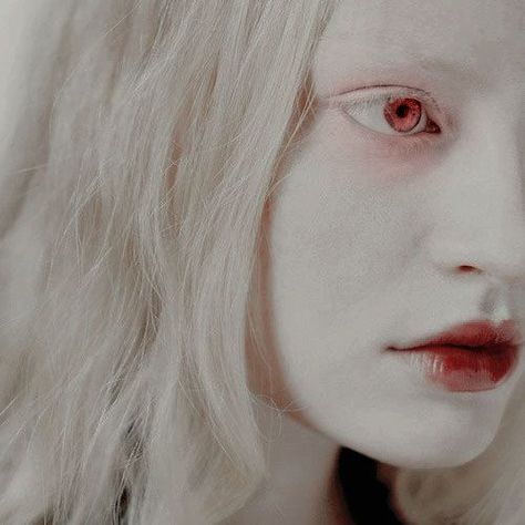 Albino Girl, Aesthetic Eyes, Wildest Dreams, Arte Inspo, Fantasy Aesthetic, Arte Fantasy, 인물 사진, Red Eyes, Character Aesthetic